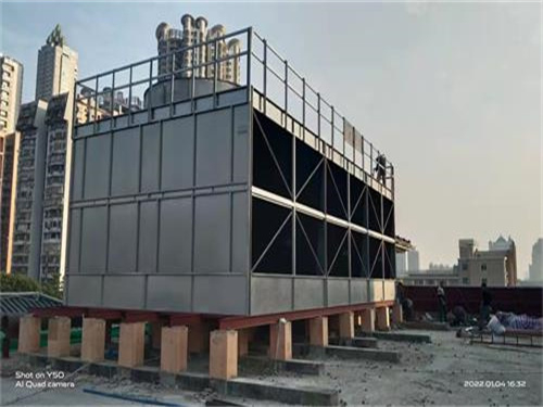 方型逆流式玻璃钢冷却塔安装的五个注意事项