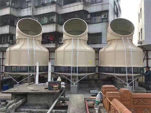 圆形闭式冷却塔的结构特点以及设计介绍(小型冷却塔水循环系统工作原理)