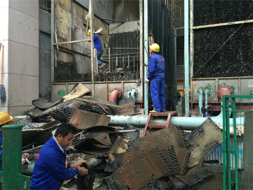 冷却塔维修：冷却塔基本原理(冷却塔填料维修方法)